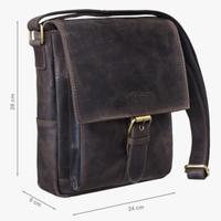 Borsa a spalla vera pelle