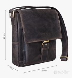 Borsa a spalla vera pelle