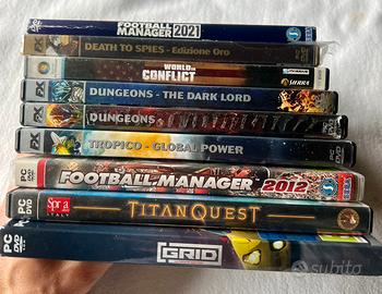 Giochi PC in DVD (8 pezzi)