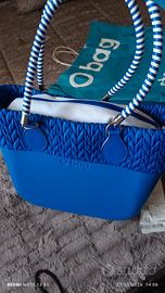 O Bag borsa nuova azzurra 