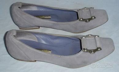 GUGLIELMO ROTTA Ballerine camoscio mis. 38
