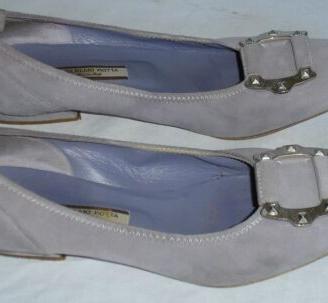 GUGLIELMO ROTTA Ballerine camoscio mis. 38