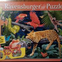 Puzzle 3D Ravensburger 100 pezzi XXL per bambini