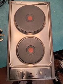 Piano cottura elettrico de Longhi 2 fuochi