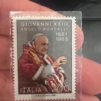 Francobollo Papa Giovanni XXIII Angelo Roncalli