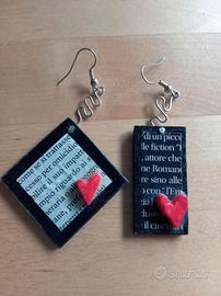 Orecchini Basura realizzati a mano