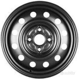 Set 2 cerchi in ferro 14" 4 fori TOYOTA Yaris