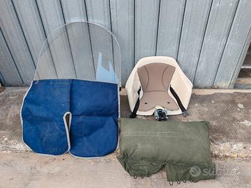 Set seggiolino bici bambino