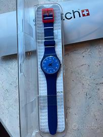 Swatch “Sea-Graphite” (SUON128) - Blu e Rosso
