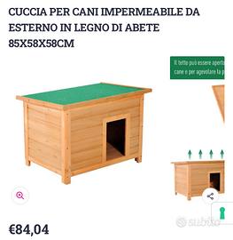 Cuccia esterno legno