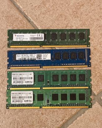 RAM DDR3 16GB (varie marche)