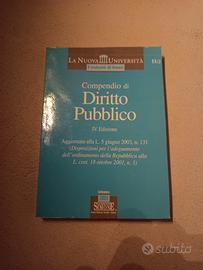 libro - compendio di diritto pubblico 
