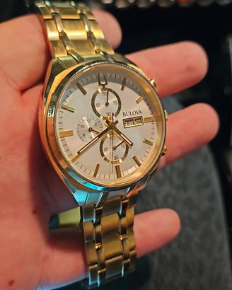 Bulova 97C109 Cronografo Uomo – Acciaio Gold Tone
