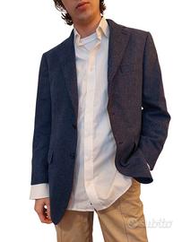 Giacca sartoriale in kashmir e lana IT50, blu