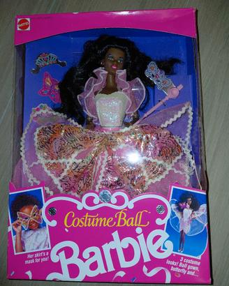 barbie costume ball afro nrfb 