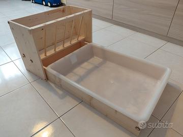 Fieniera Artigianale con Lettiera Anti Spreco