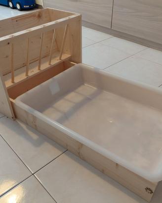 Fieniera Artigianale con Lettiera Anti Spreco