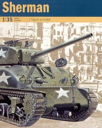 Italeri Sherman M4-A1 (1 Figure Included)