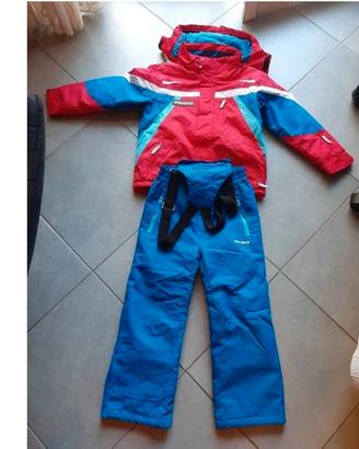Tuta sci baby 116 cm 6 anni