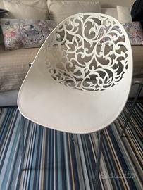 Sedie Beliani 4 bianche  e 3 nere