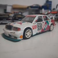 modellino 1/43 minichamps mercedes 190 e 2.5 n20