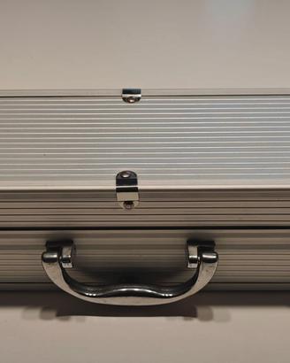 Kit per Barbecue con Valigetta in Acciaio nuovo