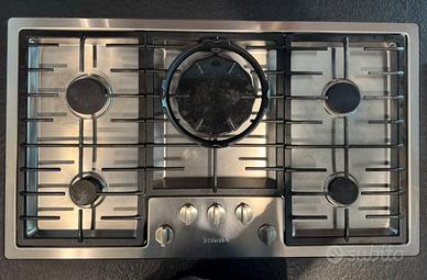 Piano cottura a gas MIELE – Acciaio inox,
