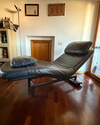 Chais longue in vera pelle 