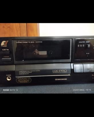 piastra a cassette sansui