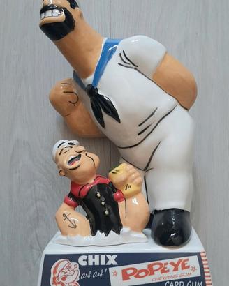 STATUA PUBBLICITARIA*BRACCIO DI FERRO CON BRUTO*