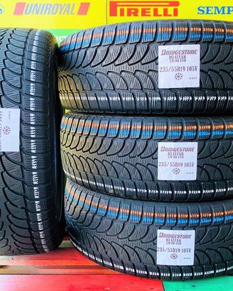X4: Invernali 235/55R19 105V -BRIDGESTONE- al 80%