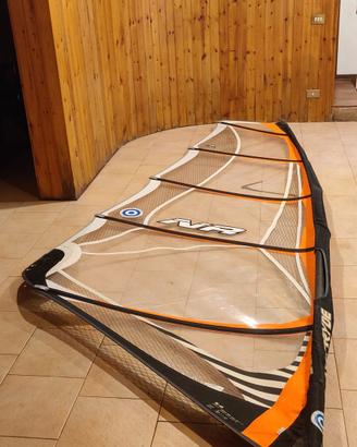 Set Windsurf Vintage: Vela NeilPryde 5.0 + Albero 