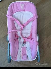 Sdraietta dondolo neonata Prenatal rosa