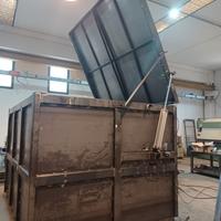 Cassone con coperchio per scarti lavorazioni