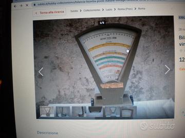 Bilancia Bizerba Poste Italiane vintage funziona