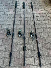 Daiwa carphunter-Z 13ft 3lb con mulinello