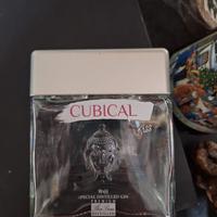 bottiglia vuota gin cubical