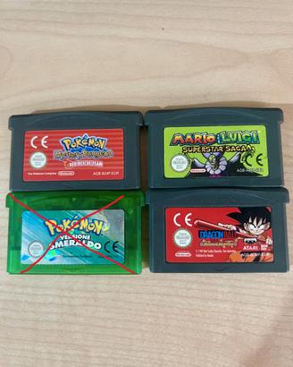 Cartucce giochi Game Boy Advance