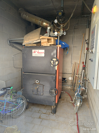 Caldaia a legna e trucioli automatica