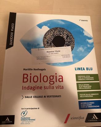Libro Biologia indagine sulla vita (Mondadori)