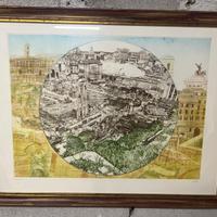 Quadro paesaggio Fori Imperiali - Roma