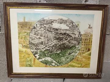 Quadro paesaggio Fori Imperiali - Roma