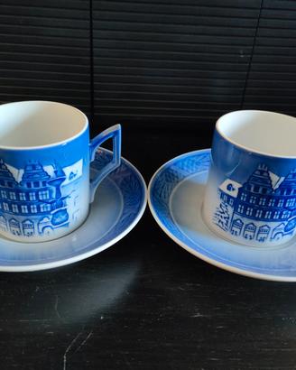 Due tazze natalizie anno 2009 Royal Copenhagen