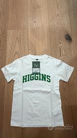T-shirt bambino Higgins bianca nuova 110/116