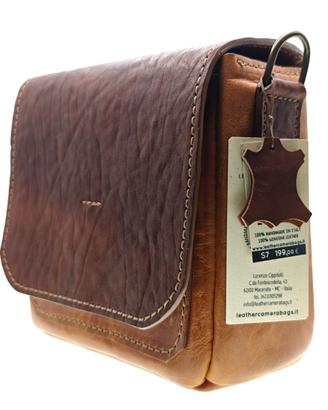 Borsa fotografica in pelle