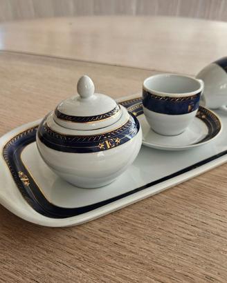 Servizio caffè Enrico Coveri vintage anni 90