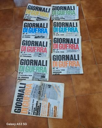Lotto 9 Fascicoli "Giornali di Guerra" 39/40