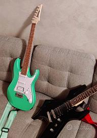 chitarre Ibanez grx40 e Harley Benton wl 20bk 