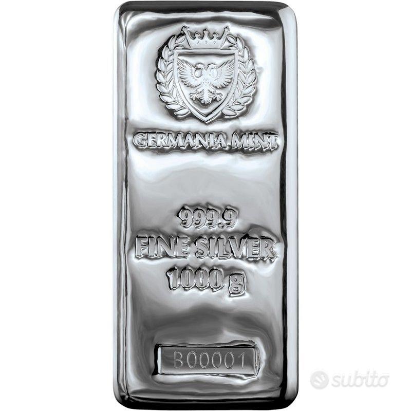 LINGOTTO ARGENTO PURO 1 KG GERMANIA MINT CERTIFICA - Collezionismo In  vendita a Milano