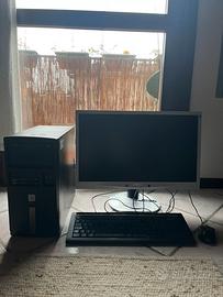 Postazione completa pc fisso assemblato